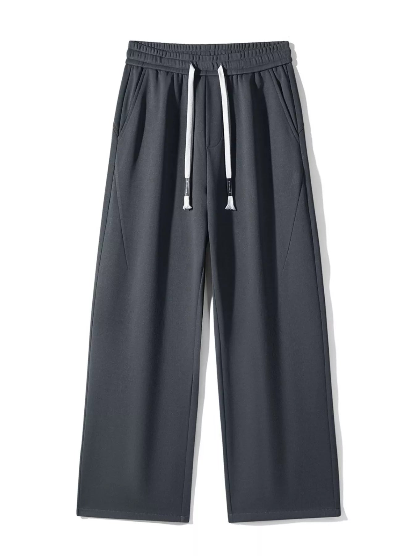Men's Plus Size Casual Drawstring Wide Leg Pants - PBNJ FASHIONS