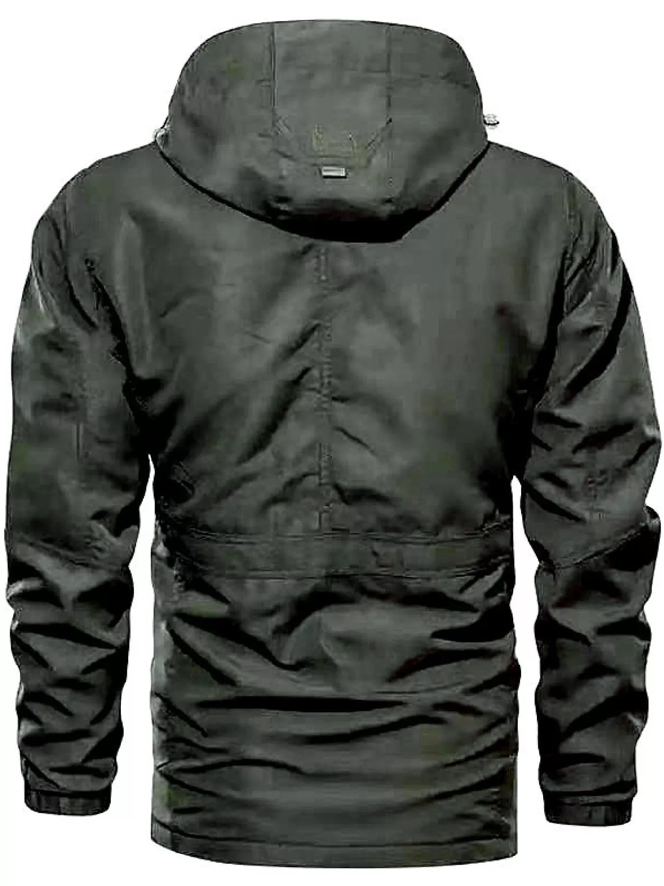 Men's Plus Size Zip Up Hooded Jacket - PBNJ FASHIONS