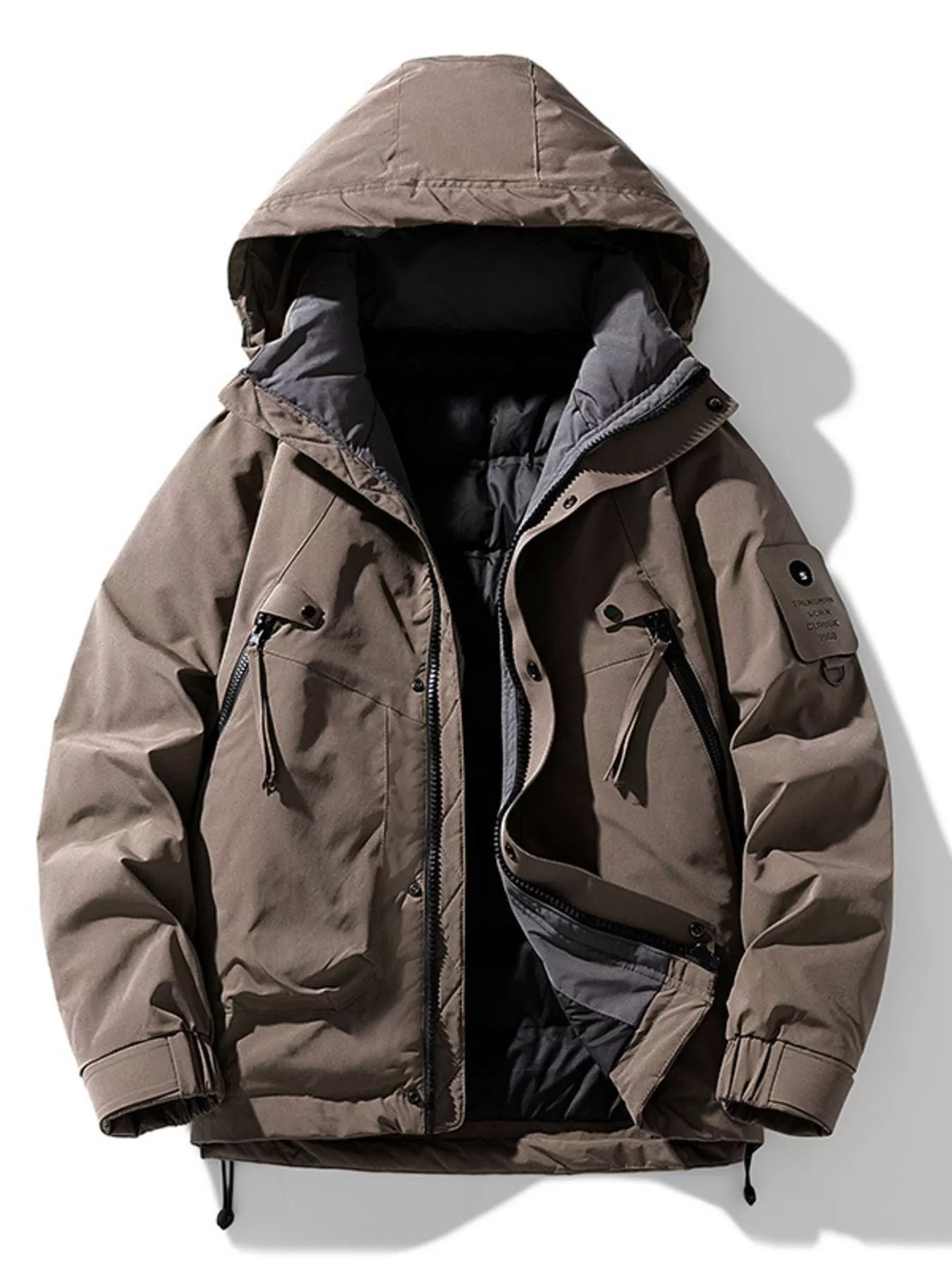 Men's Plus Size Hooded Winter Padded Jacket - PBNJ FASHIONS
