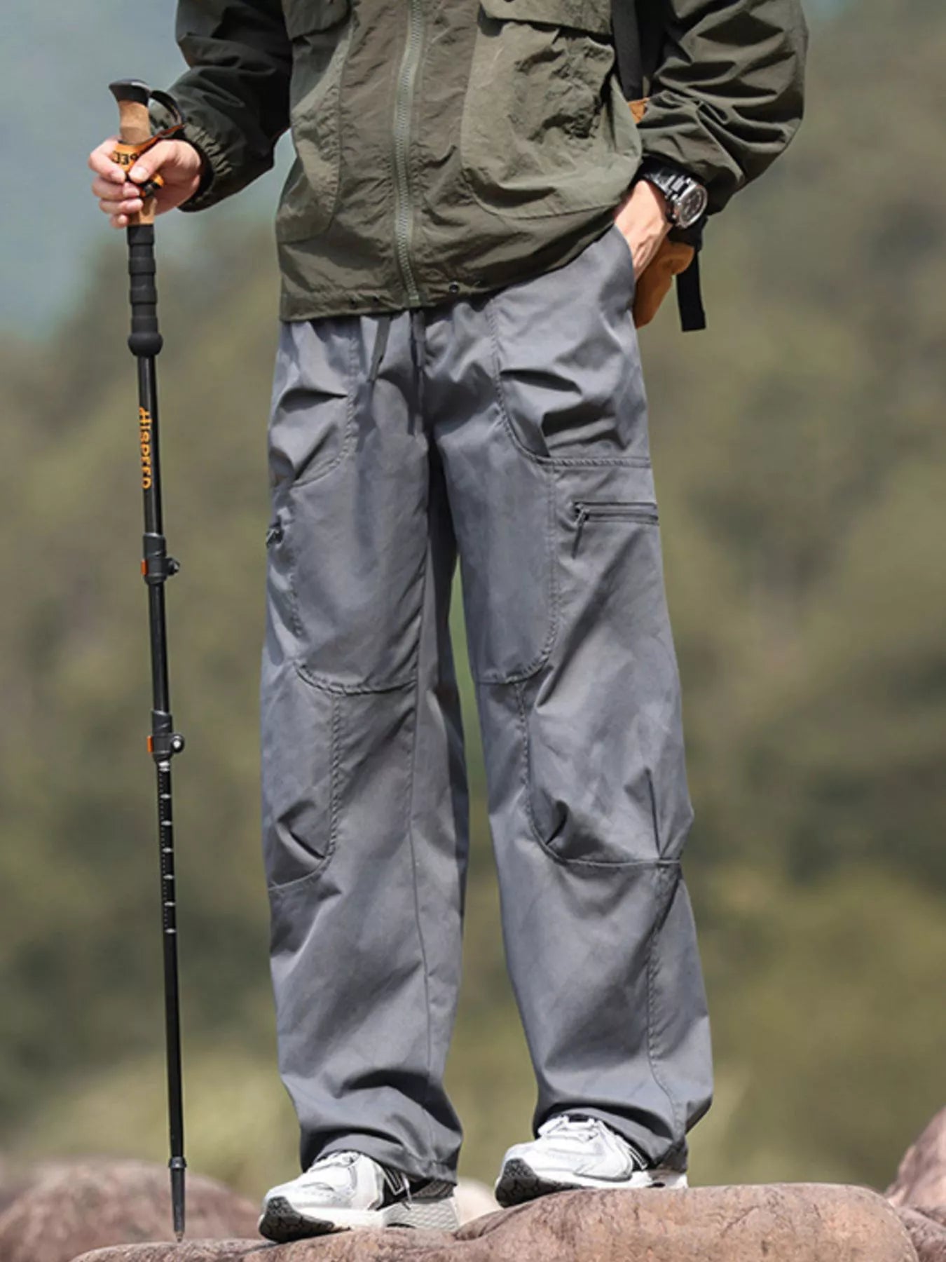Men's Plus Size Relaxed Fit Cargo Pants - PBNJ FASHIONS