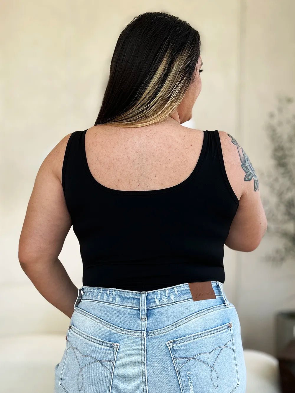 Basic Bae Full Size Square Neck Sleeveless Bodysuit - PBNJ FASHIONS