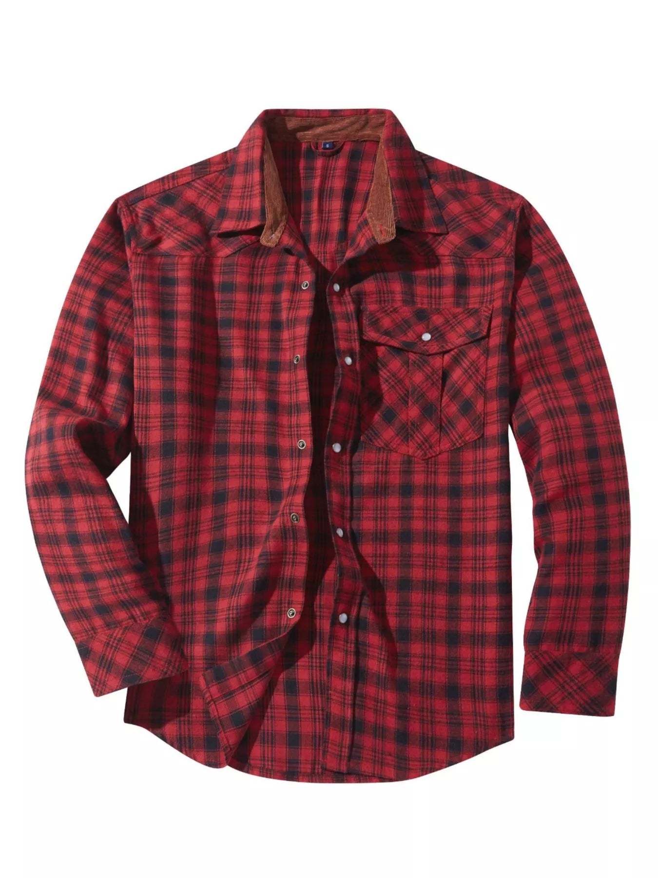 Men's Vintage Plaid Button Up Shirt - PBNJ FASHIONS