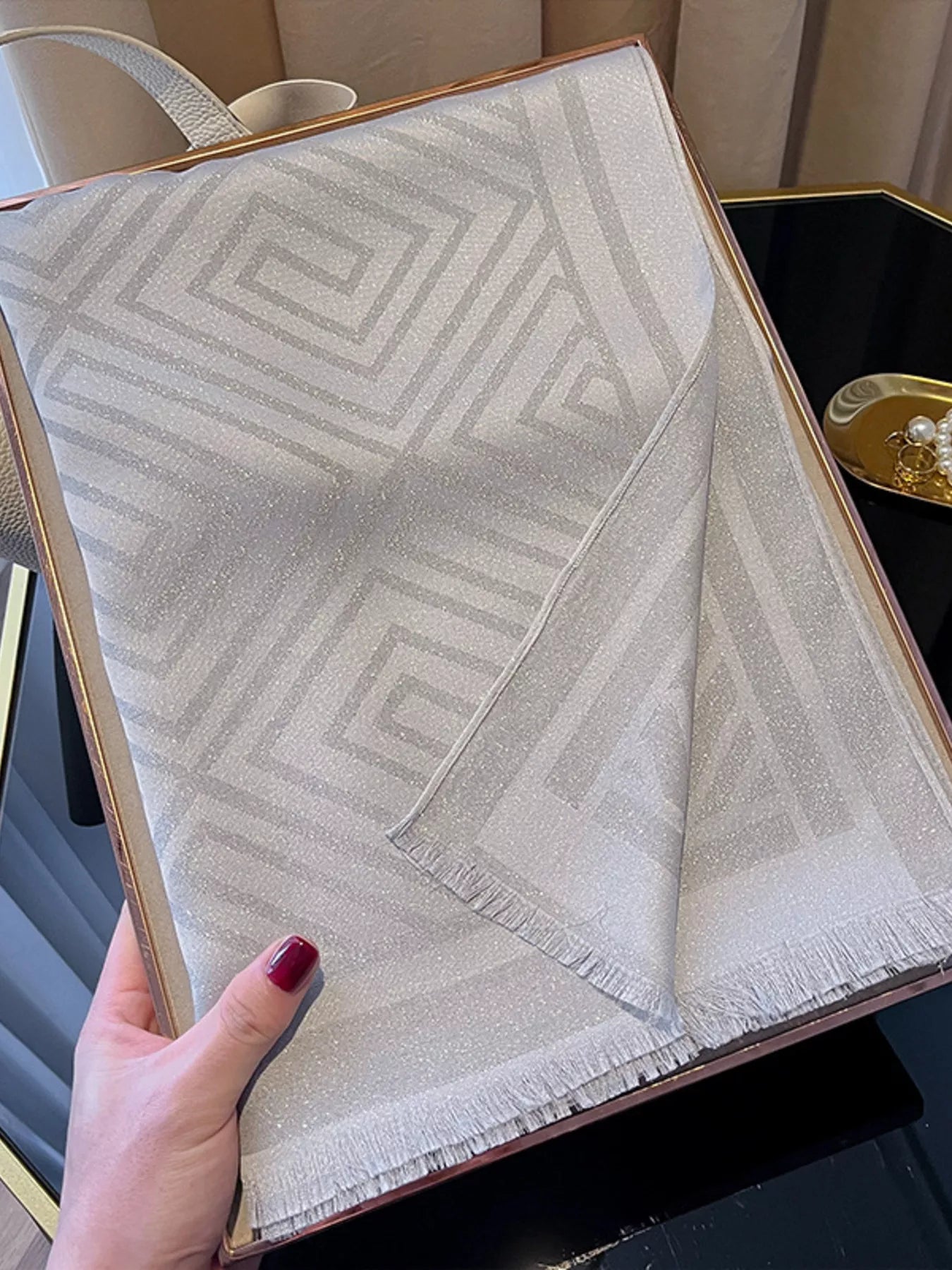 Raw Hem Lightweight Scarf - PBNJ FASHIONS