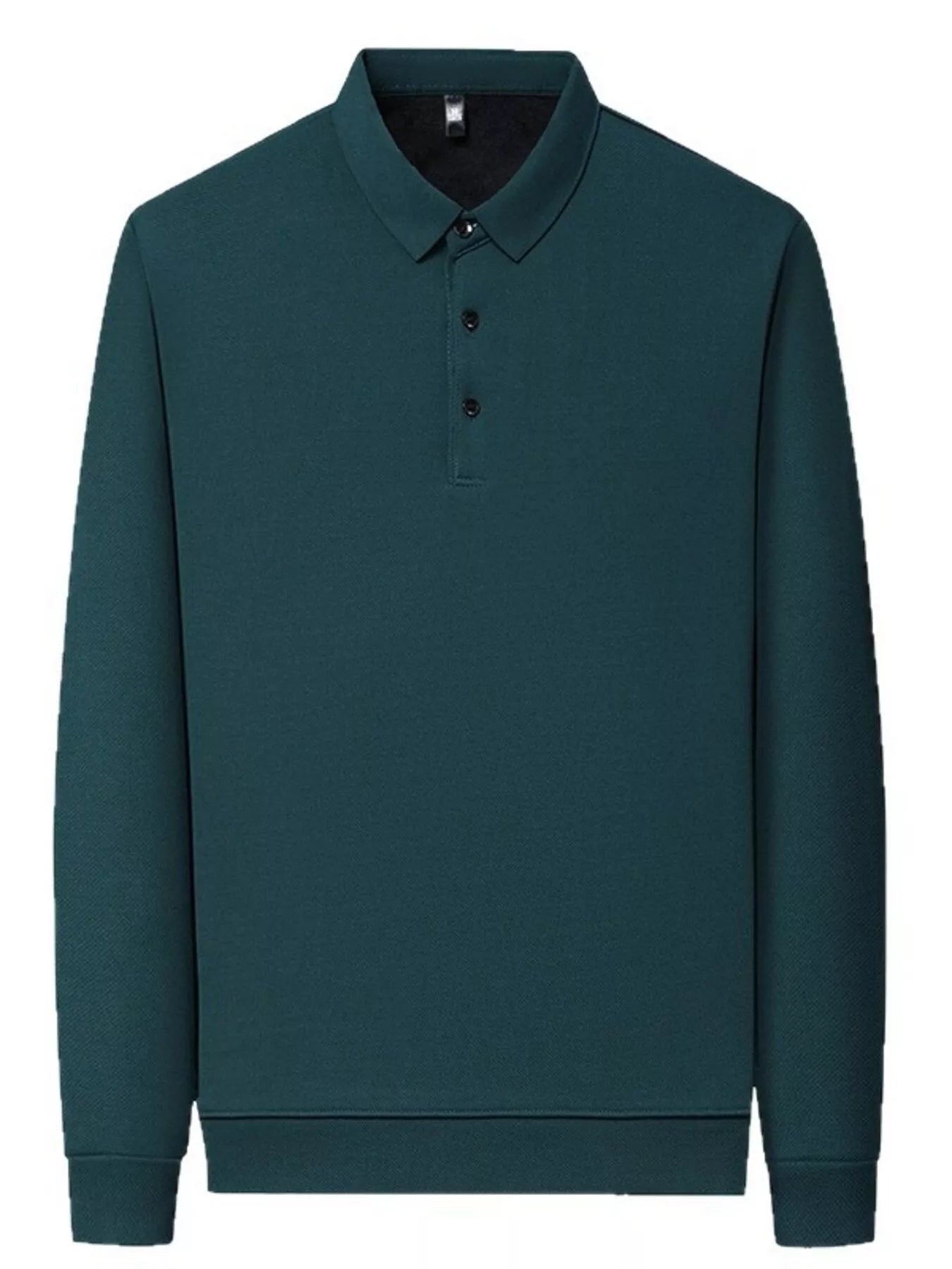 Men's Plus Size Classic Fit Long Sleeve Polo - PBNJ FASHIONS
