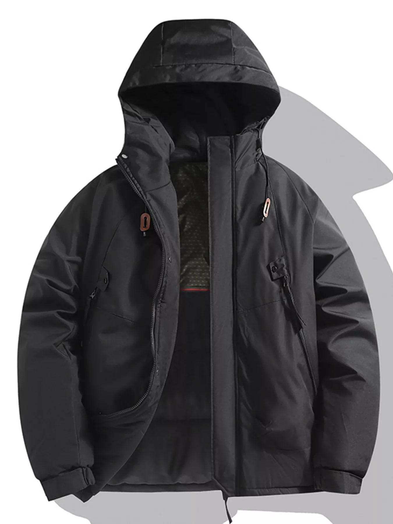 Men's Full Size Hooded Padded Winter Coat Plus Size - PBNJ FASHIONS