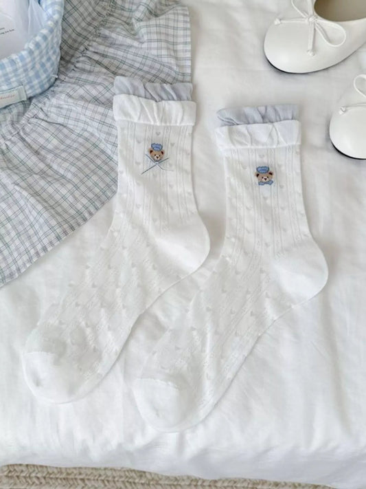 Bear Breathable Crew Socks - PBNJ FASHIONS