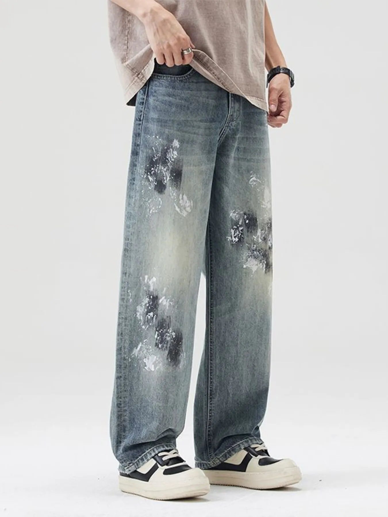 Men's Full Size Wide Leg Jeans Plus Size - PBNJ FASHIONS