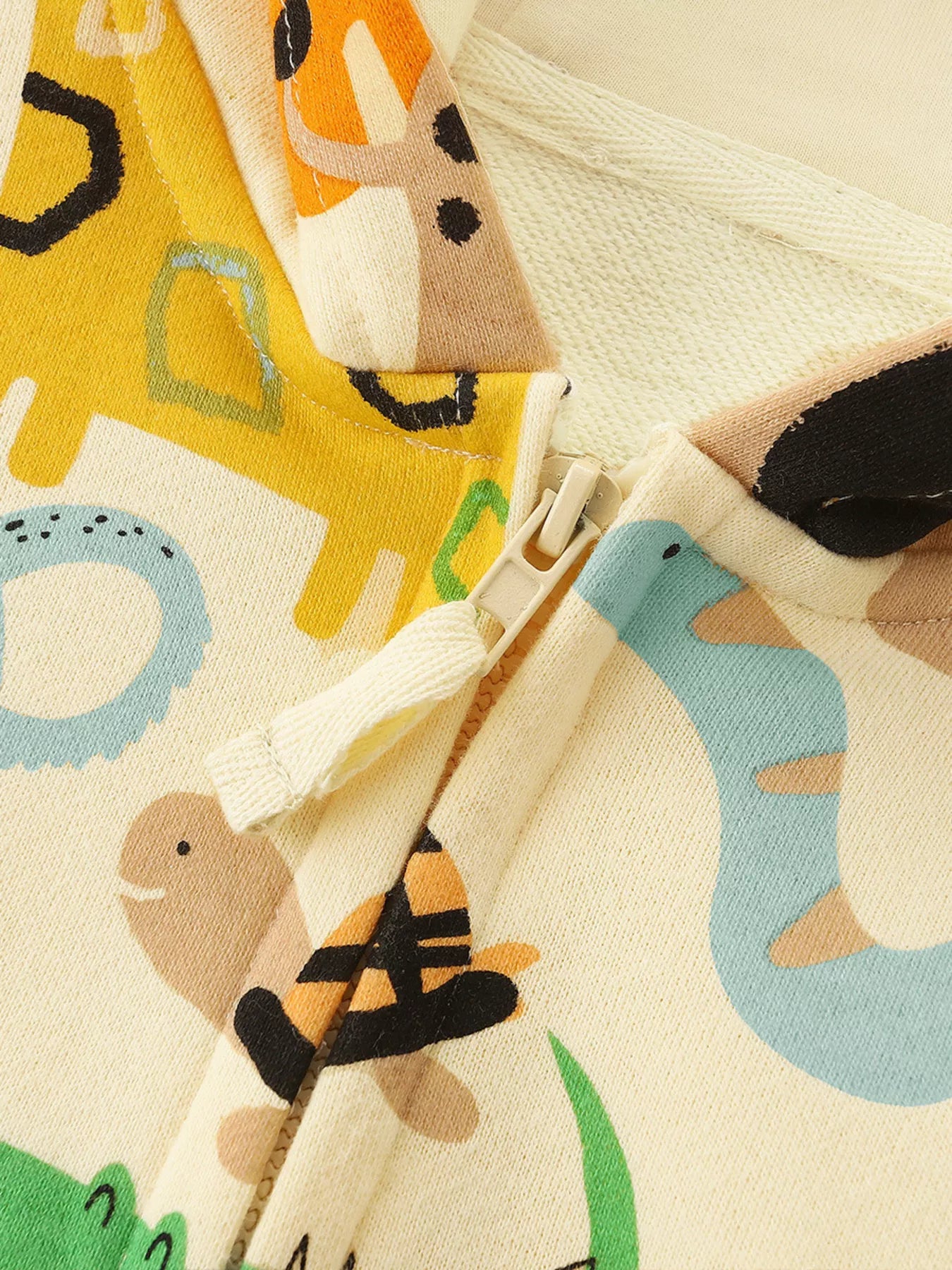Children's Animal Print Zip - Up Hoodie - PBNJ FASHIONS