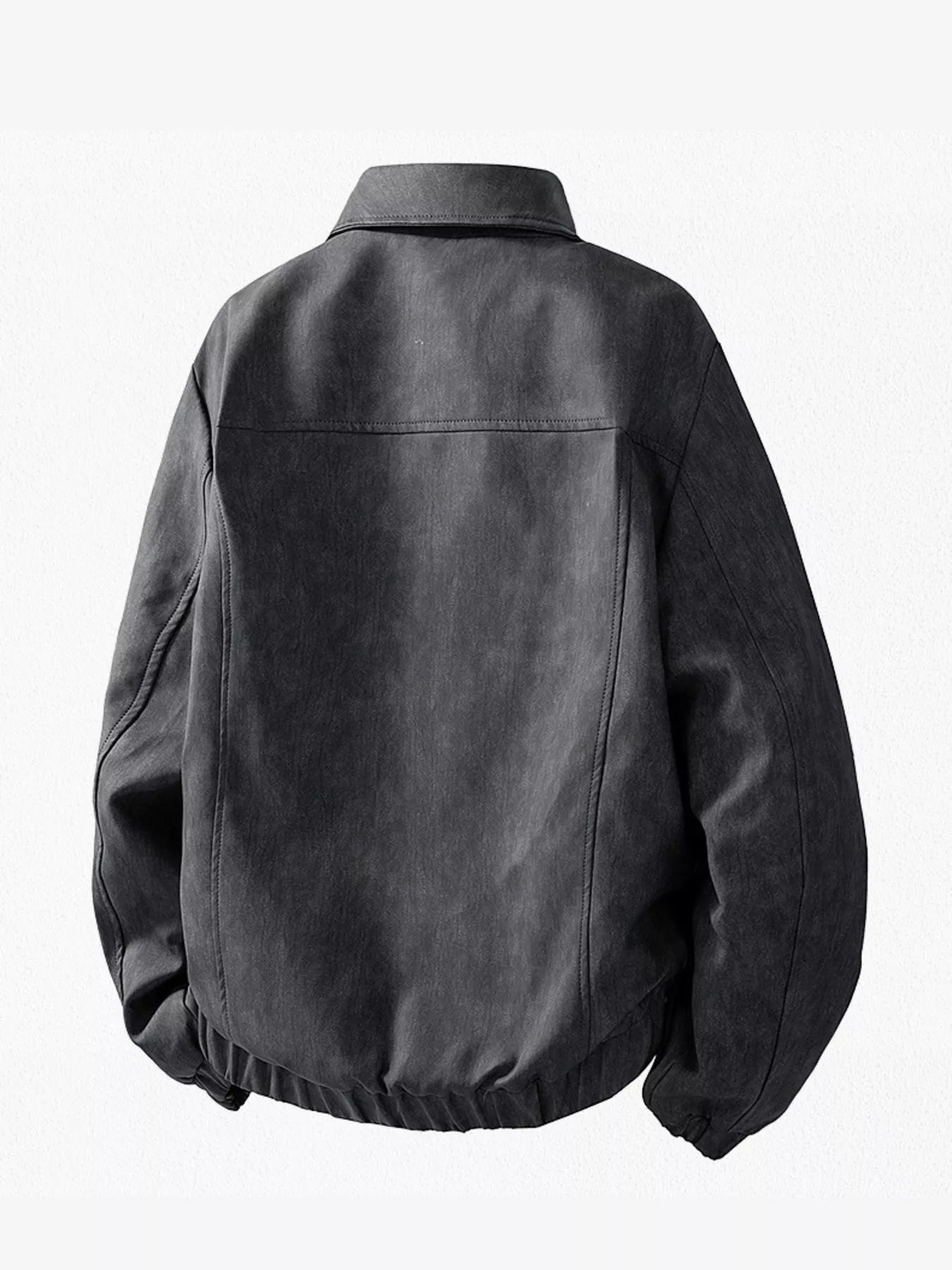 Men's Plus Size Casual Zip Up Jacket - PBNJ FASHIONS