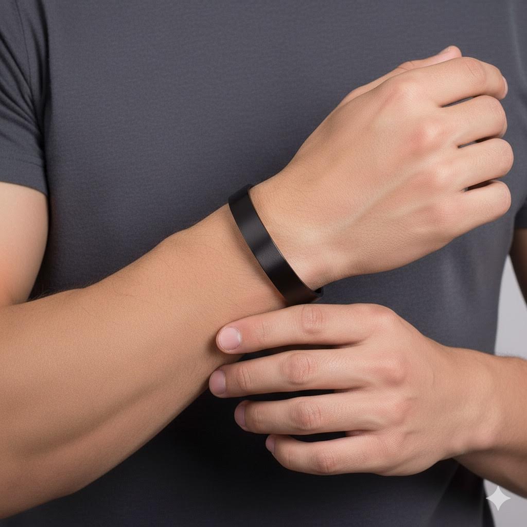 BG1200B B.Tiff Simplicity Black Matte Bangle Bracelet - PBNJ FASHIONS
