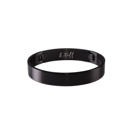 BG1200B B.Tiff Simplicity Black Matte Bangle Bracelet - PBNJ FASHIONS