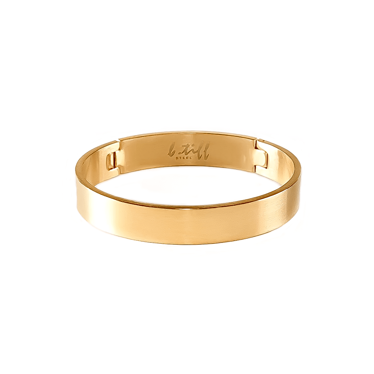 BG1200G B.Tiff Simplicity Matte Gold Bangle Bracelet - PBNJ FASHIONS