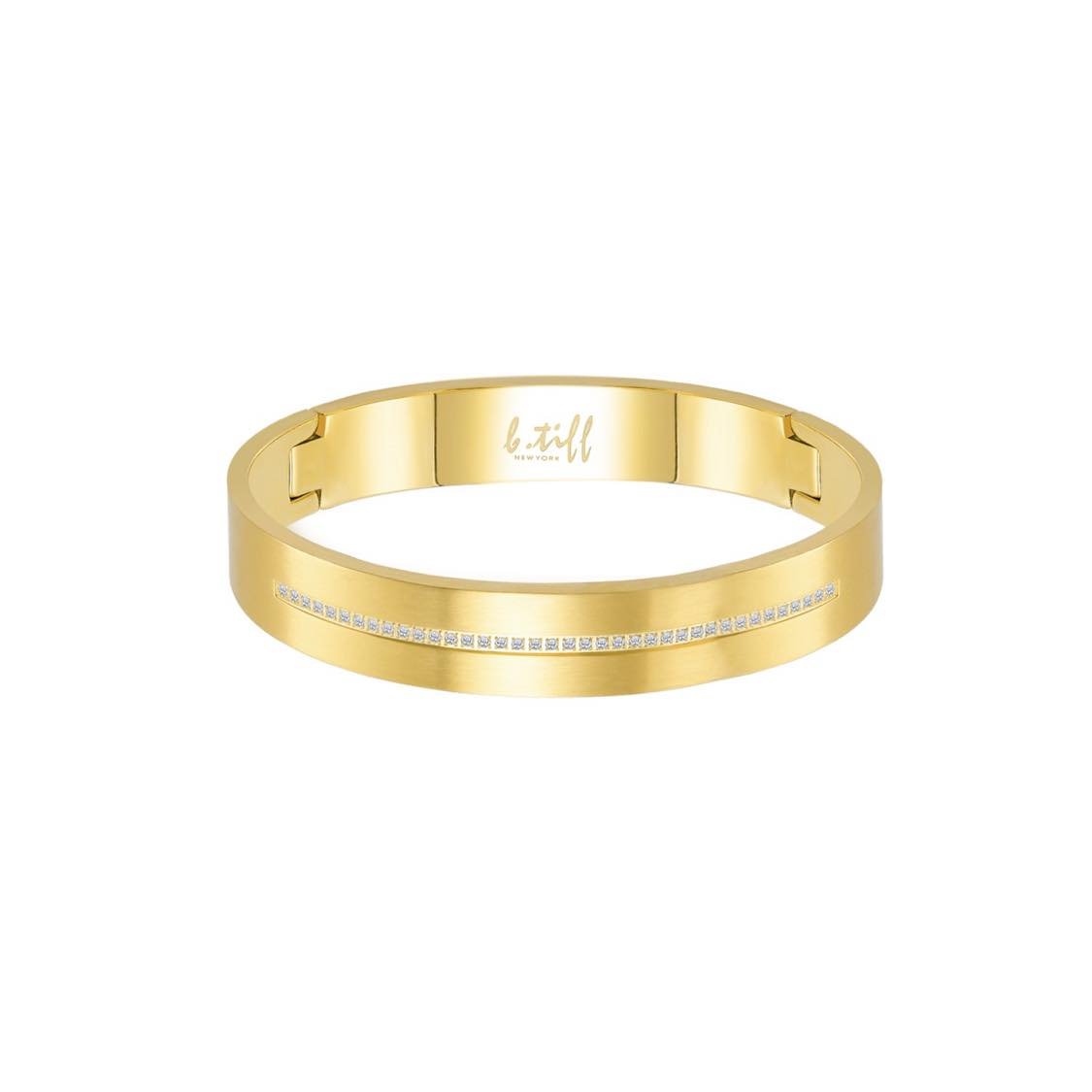 BG1212G B.Tiff Gold Eternity 38 Bangle Bracelet - PBNJ FASHIONS