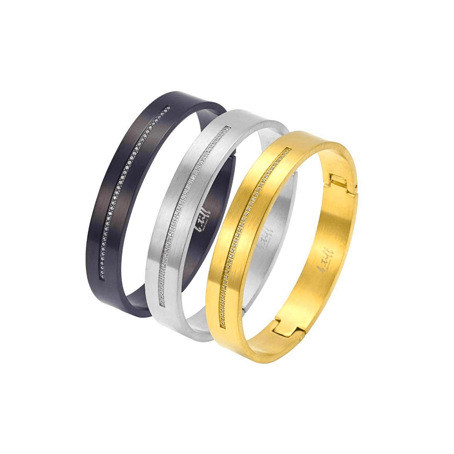 BG1212G B.Tiff Gold Eternity 38 Bangle Bracelet - PBNJ FASHIONS