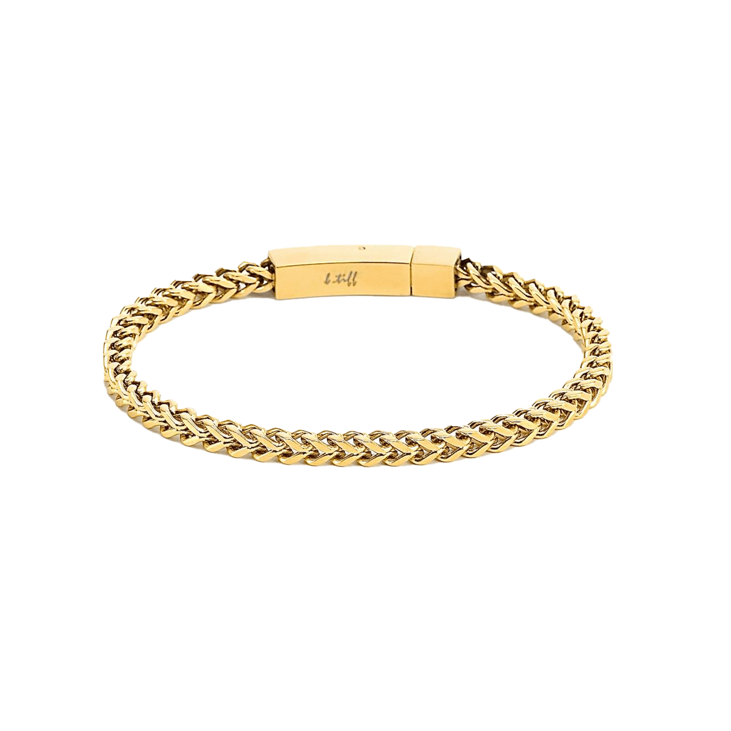 BG140G B.Tiff Gold Franco Link Bracelet - PBNJ FASHIONS