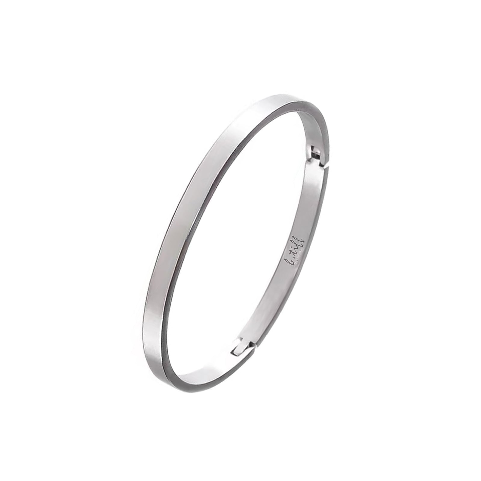BG300W B.Tiff Simplicity Narrow Matte Bangle Bracelet - PBNJ FASHIONS