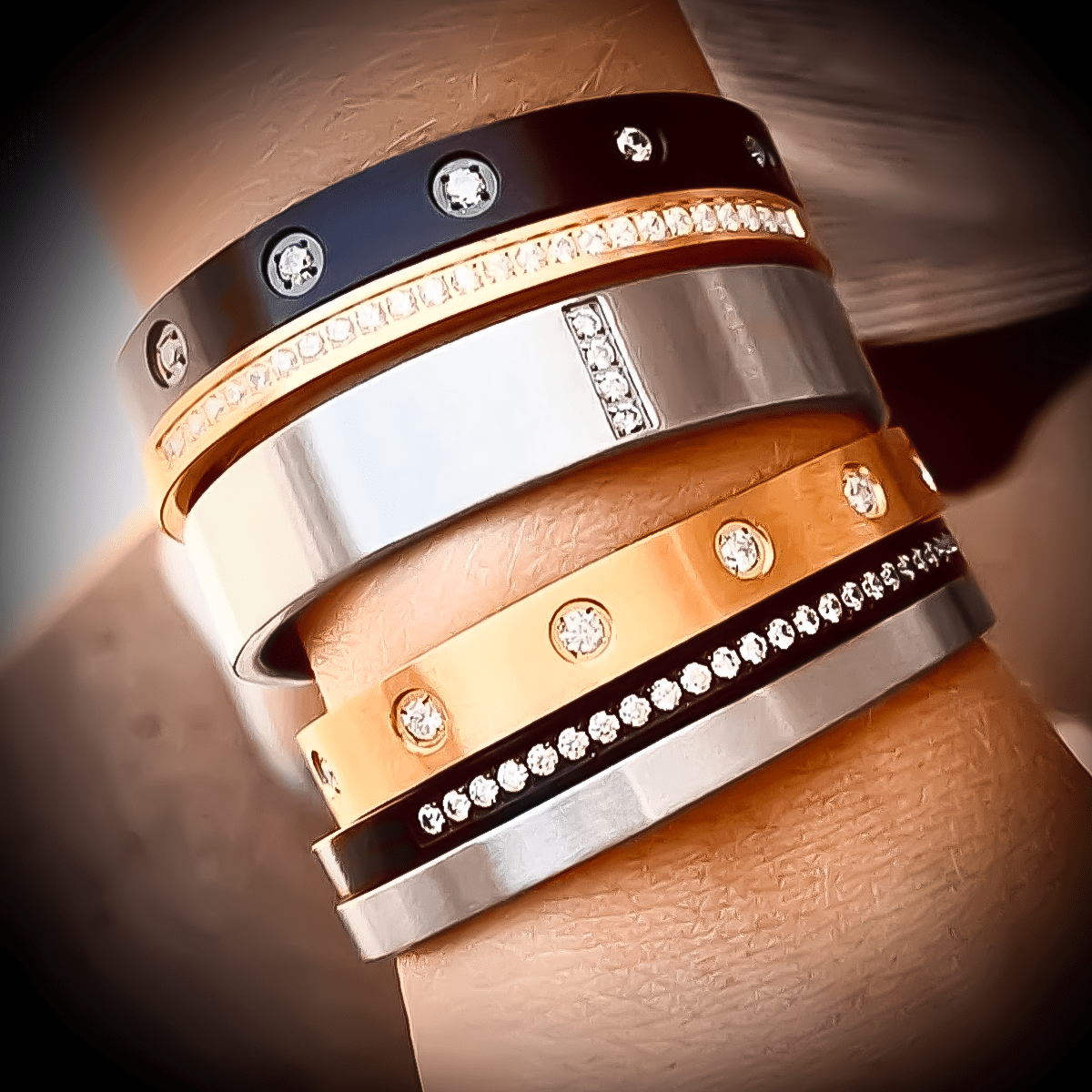 BG333B B.Tiff Eternity 25 Bangle Bracelet - PBNJ FASHIONS