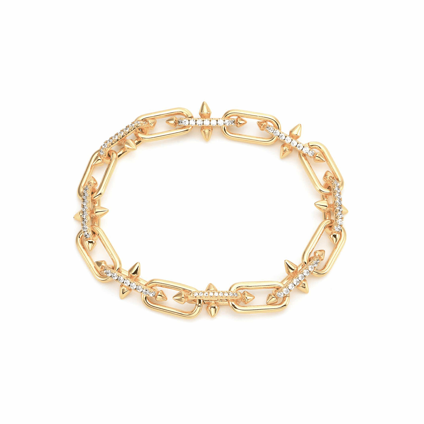 BG515G B.Tiff Gold Talon Chain Bracelet - PBNJ FASHIONS