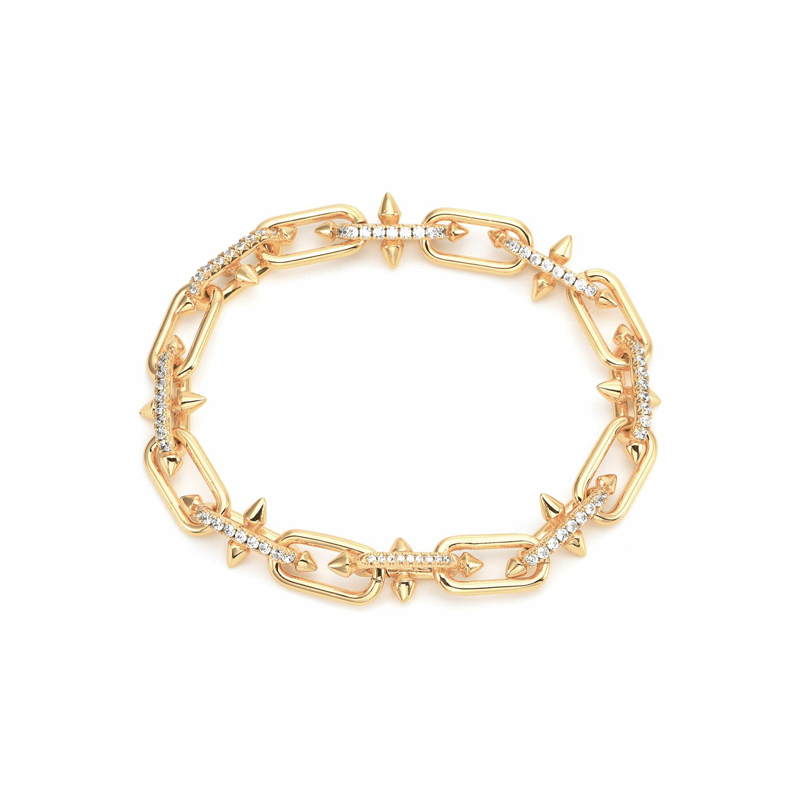BG515G B.Tiff Gold Talon Chain Bracelet - PBNJ FASHIONS