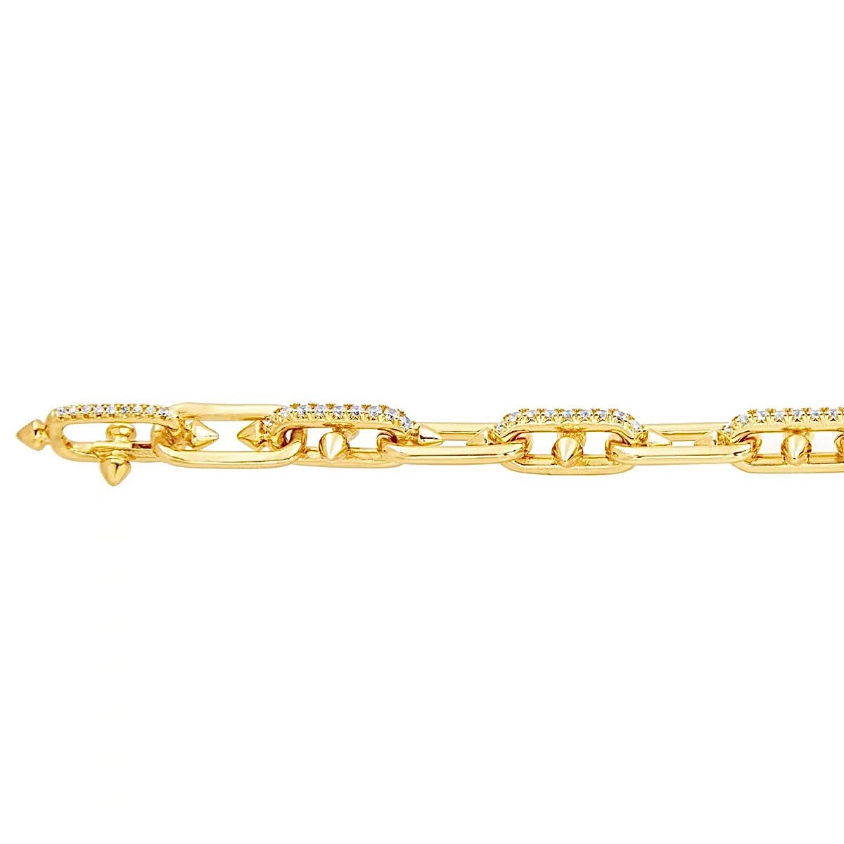 BG515G B.Tiff Gold Talon Chain Bracelet - PBNJ FASHIONS