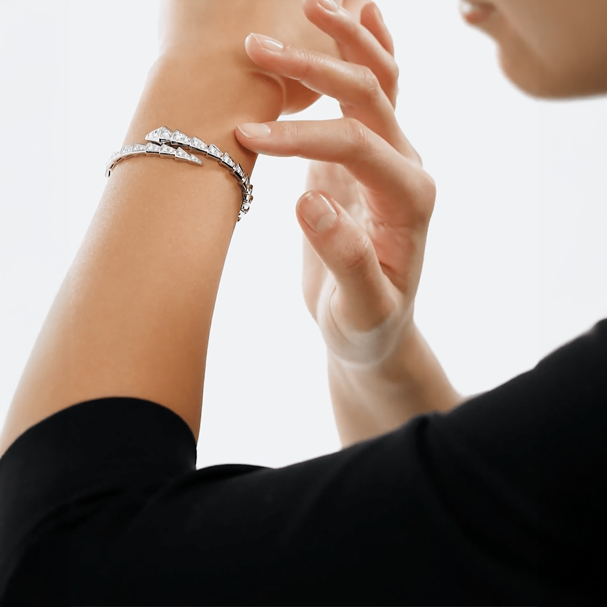 BG880W B.Tiff Pavé Temptation Bangle Bracelet - PBNJ FASHIONS