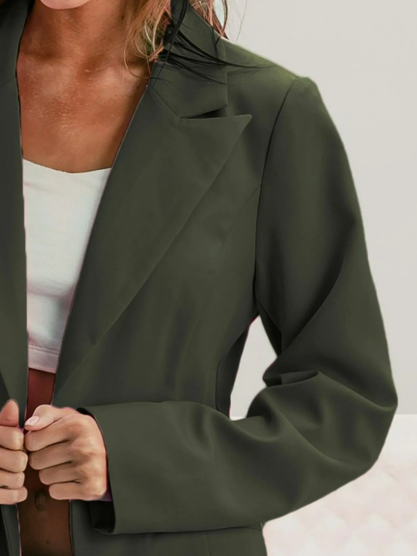 BiBi Single Breasted Peaked Lapel Blazer - PBNJ FASHIONS