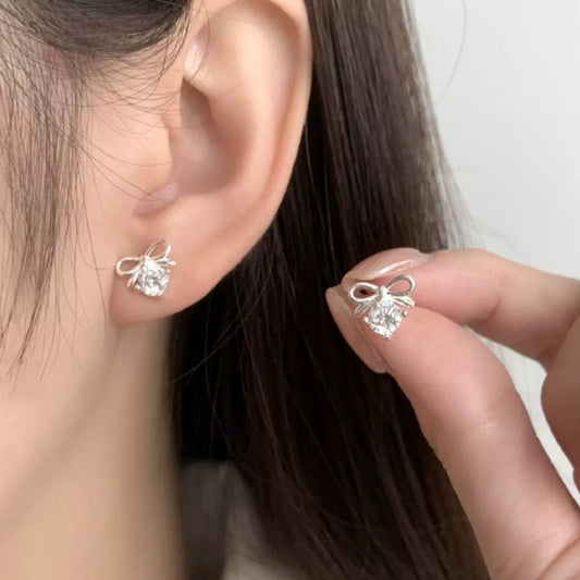 Bowknot Stud Earrings - PBNJ FASHIONS