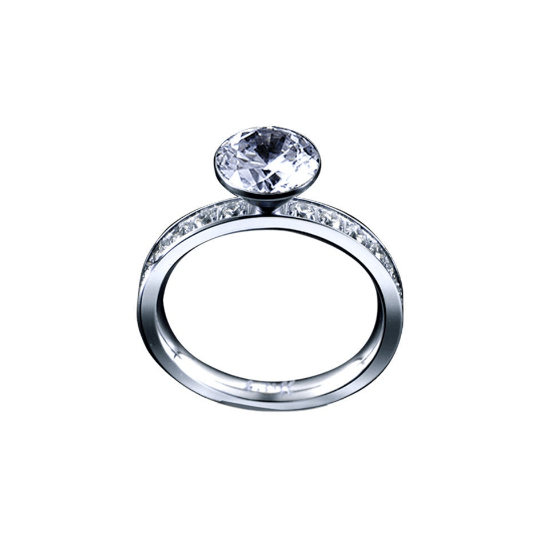 B.Tiff 2 ct Solitaire Pave Engagement Ring & Eternity Bands Set - PBNJ FASHIONS