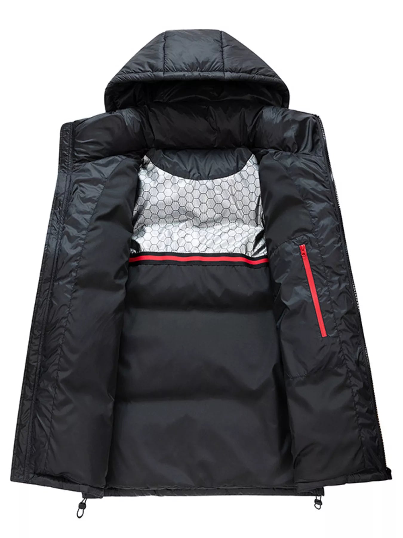 Men's Full Size Hooded Padded Puffer Jacket Plus Size - PBNJ FASHIONS