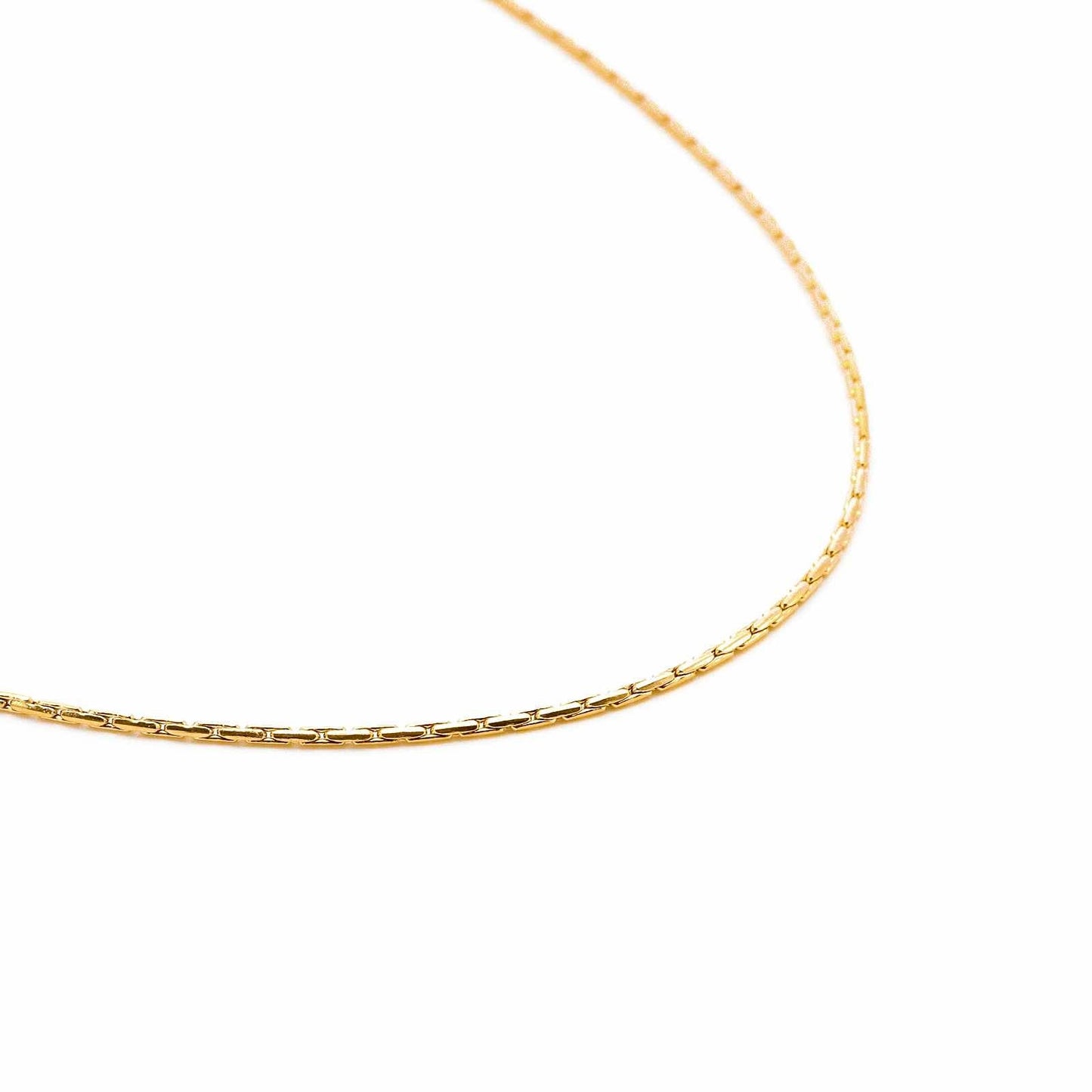 C031G B.Tiff Diamond Cut Gold Chain Necklace - PBNJ FASHIONS