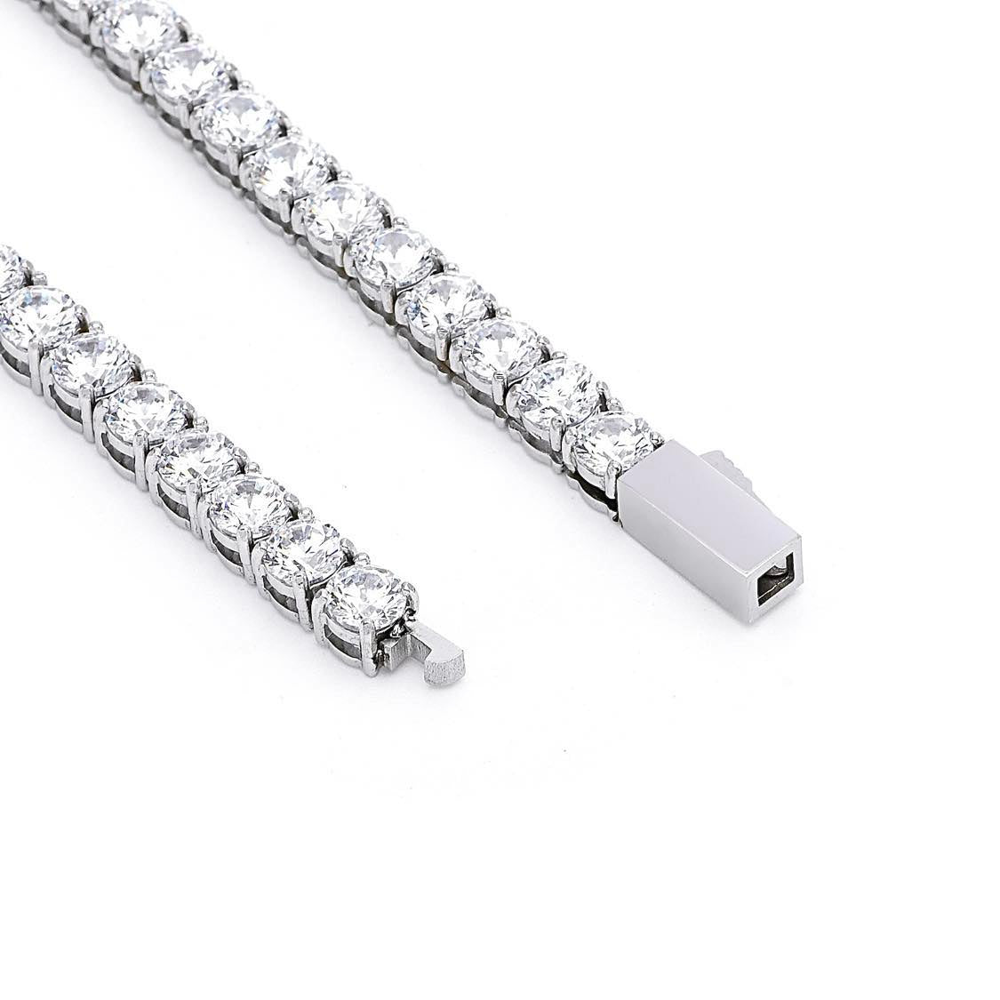 C105W B.Tiff 5mm Tennis Necklace - PBNJ FASHIONS
