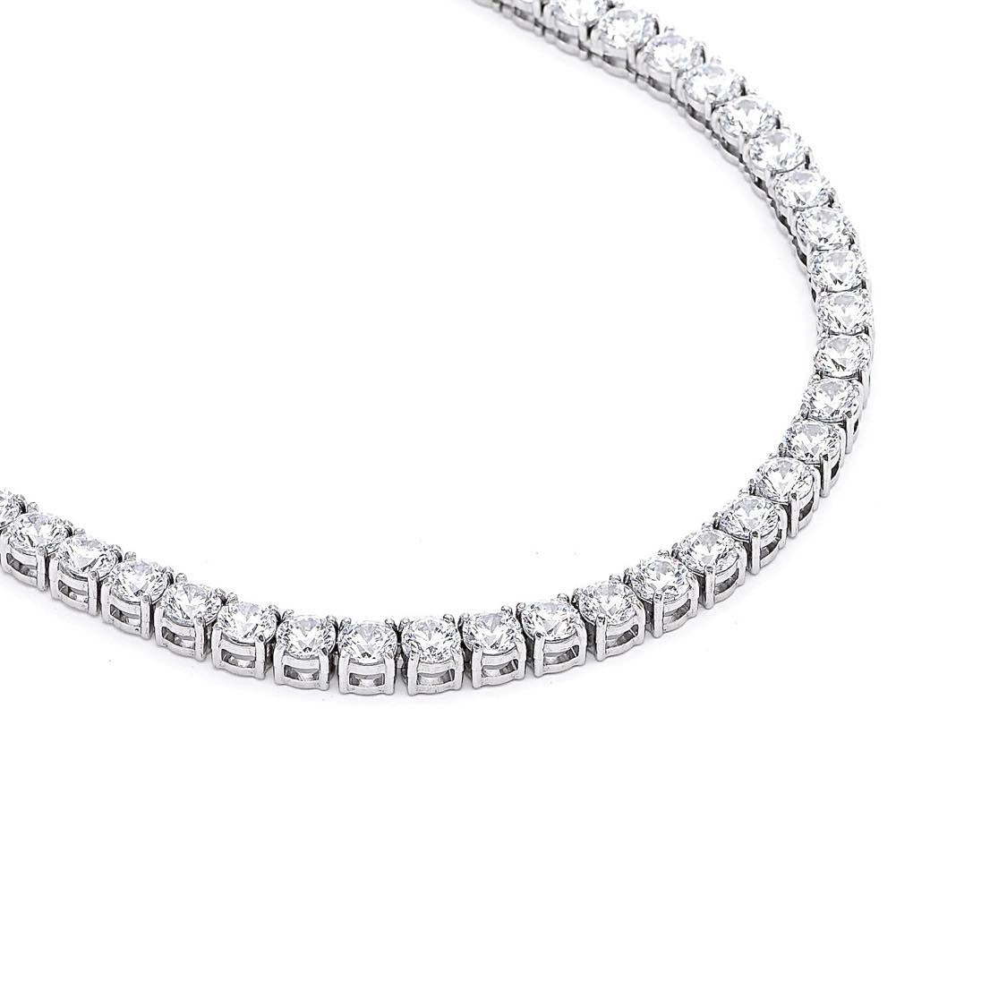 C105W B.Tiff 5mm Tennis Necklace - PBNJ FASHIONS
