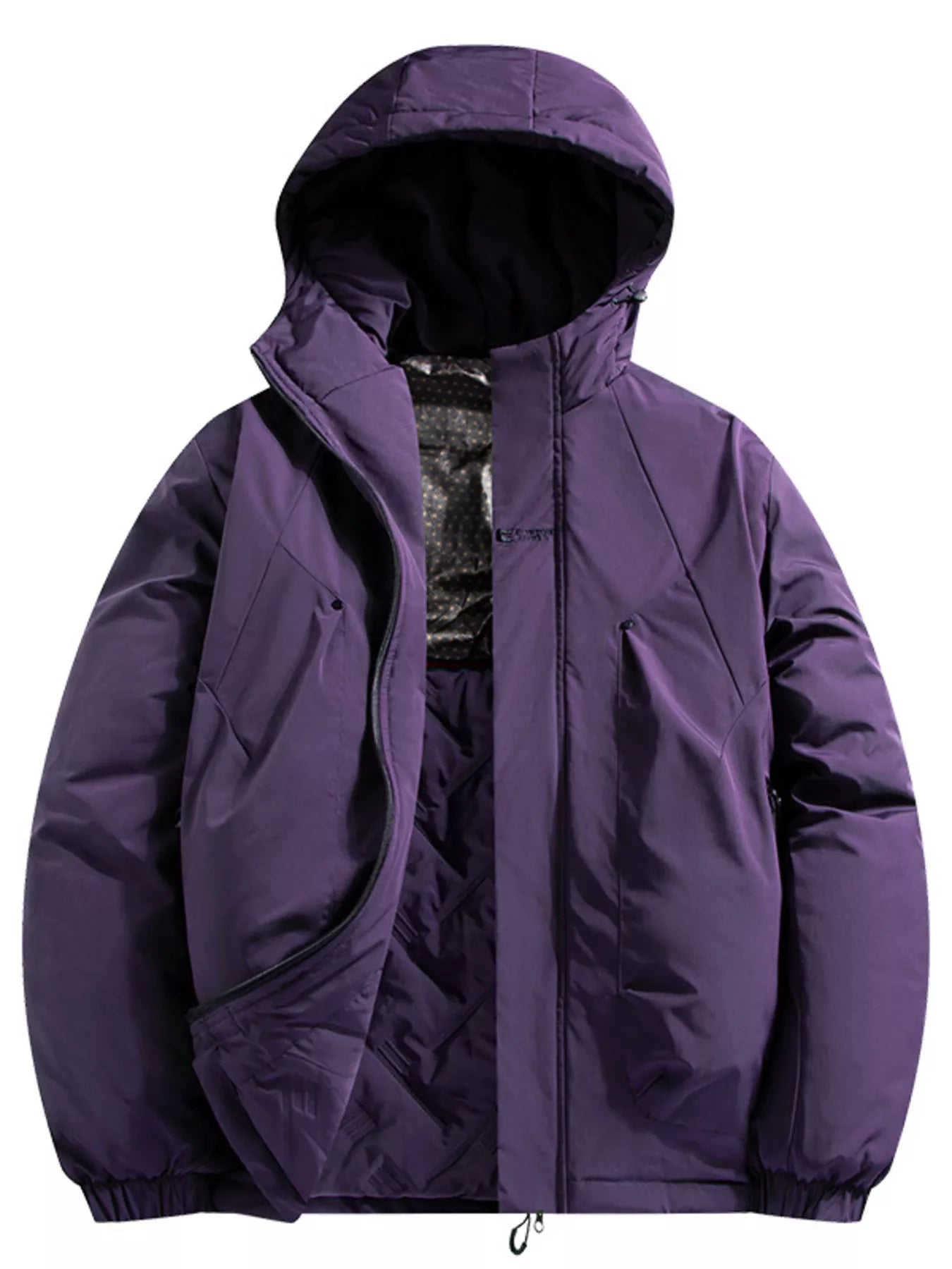 Men's Full Size Hooded Padded Winter Coat Plus Size - PBNJ FASHIONS