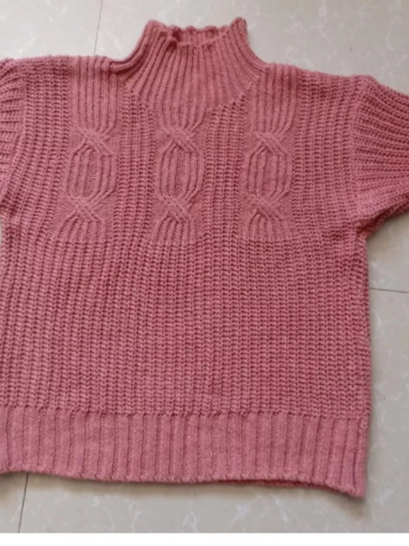 Full Size Turtleneck Long Sleeve Sweater Plus Size - PBNJ FASHIONS