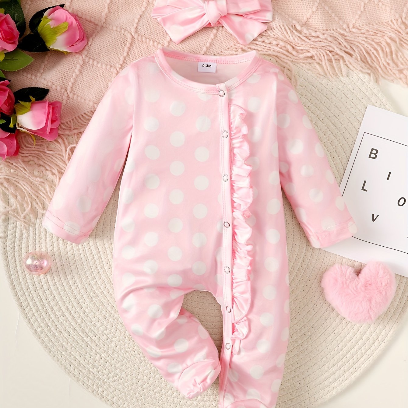 Infant And Young Children'S Casual One-Piece Crawling Clothes for Baby Girls with Covered Feet. There Are Many Patterns And 10 Colors to Choose From, for Outdoor