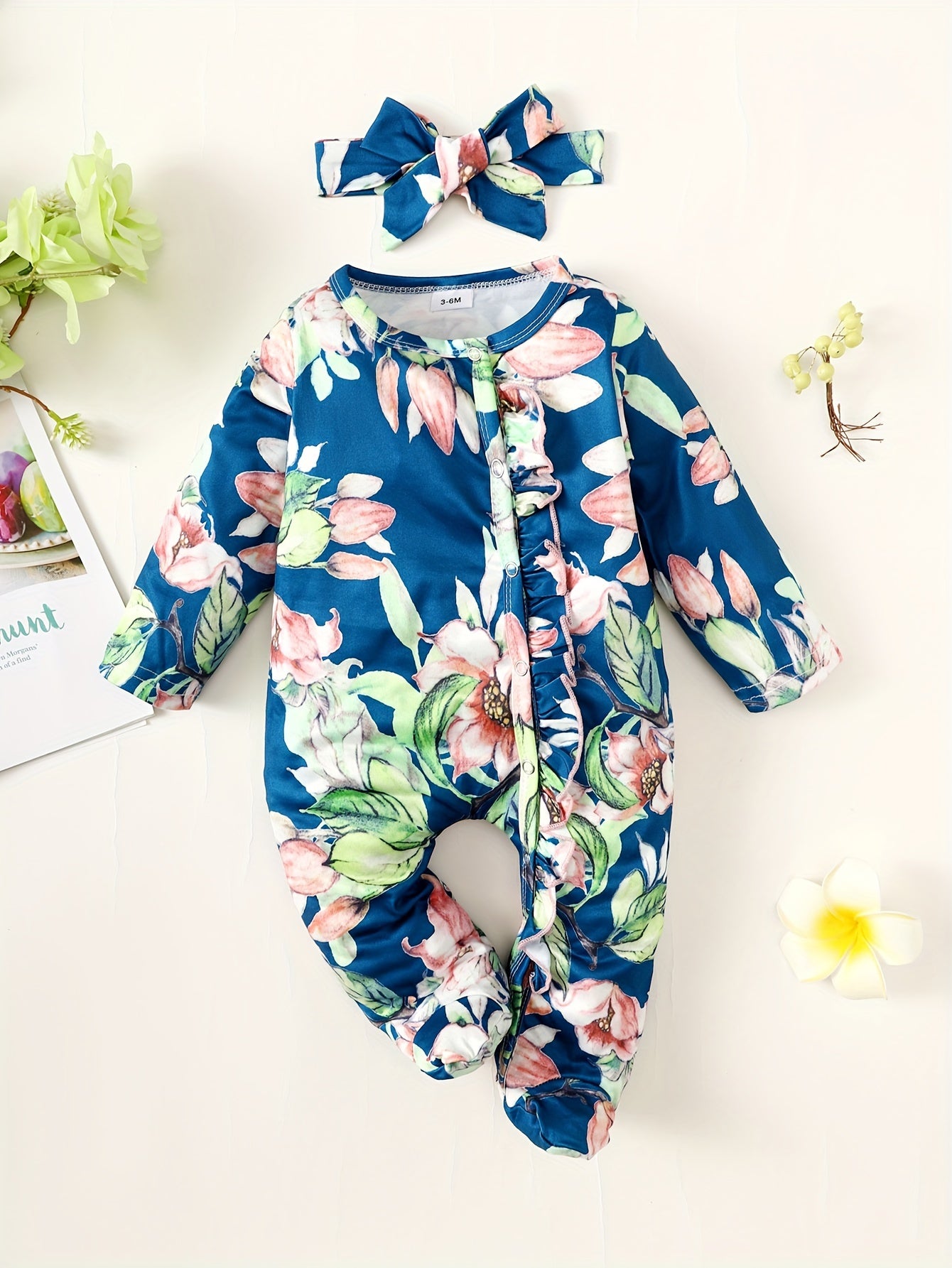 Infant And Young Children'S Casual One-Piece Crawling Clothes for Baby Girls with Covered Feet. There Are Many Patterns And 10 Colors to Choose From, for Outdoor