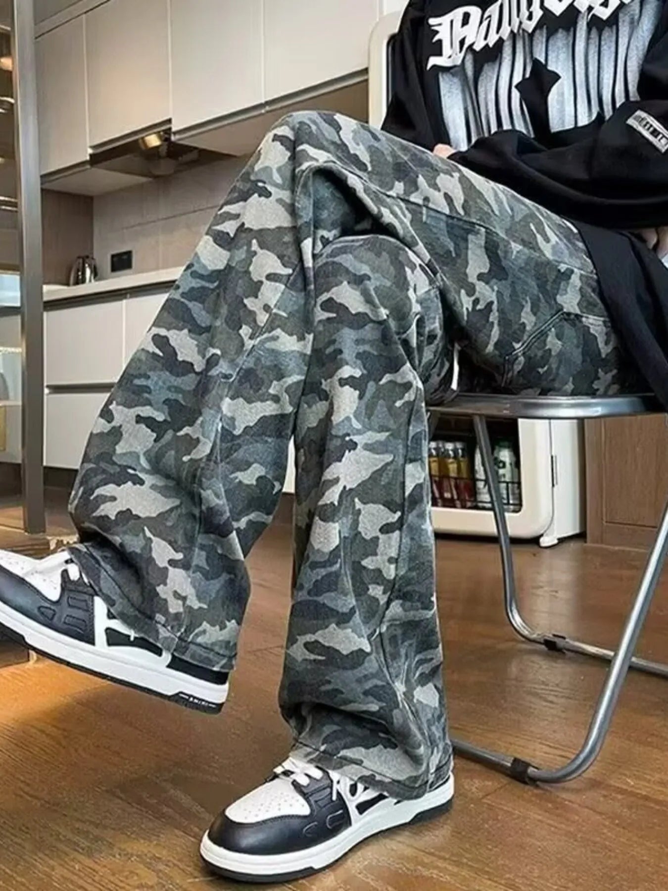 Men's Full Size Camo Print Relaxed Fit Jeans Plus Size - PBNJ FASHIONS