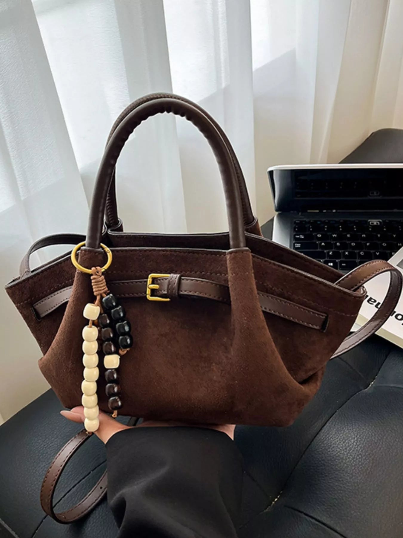 Buckle Decor Tote Bag - PBNJ FASHIONS