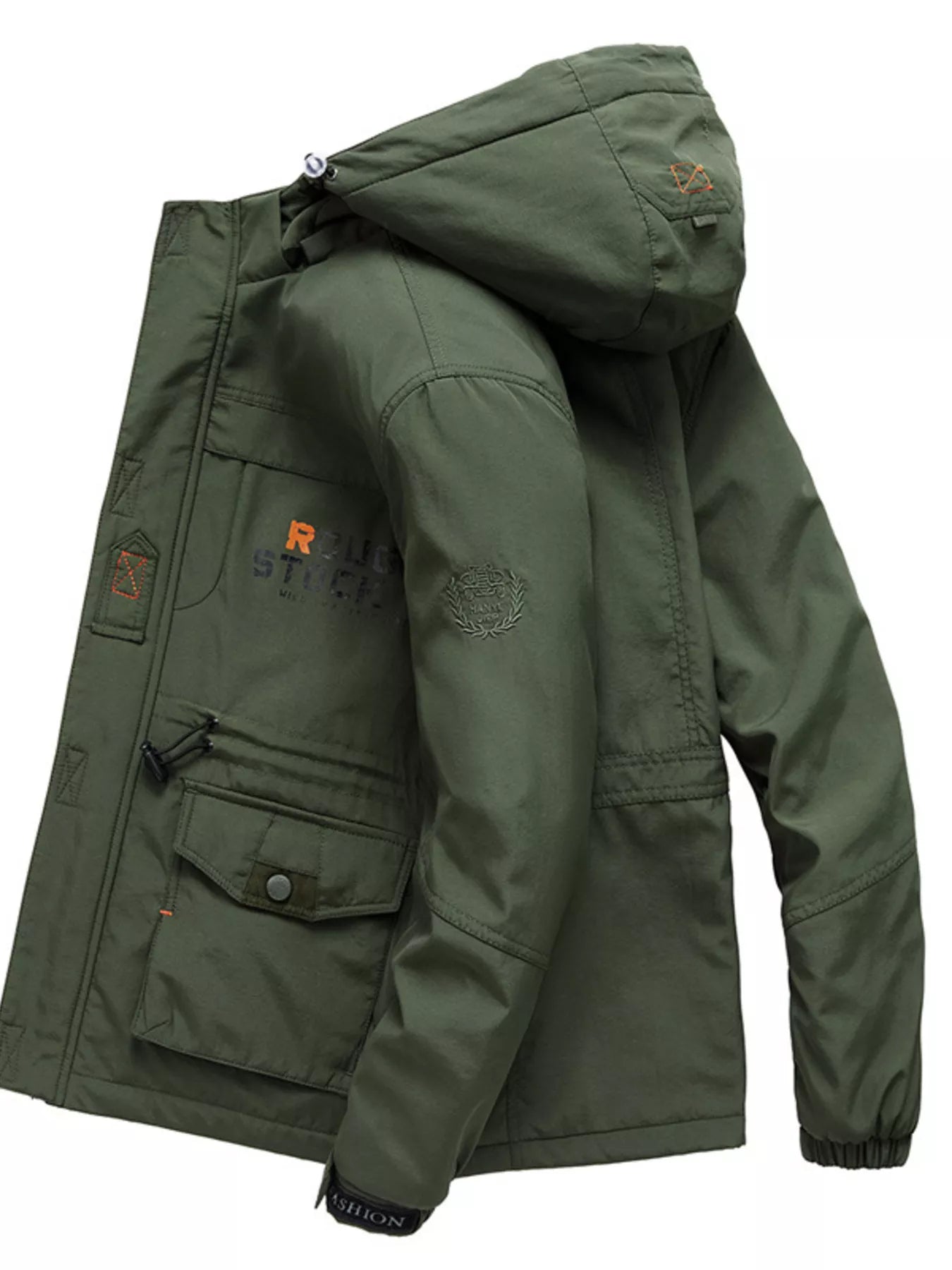 Men's Plus Size Zip Up Warm Hooded Parka Jacket - PBNJ FASHIONS