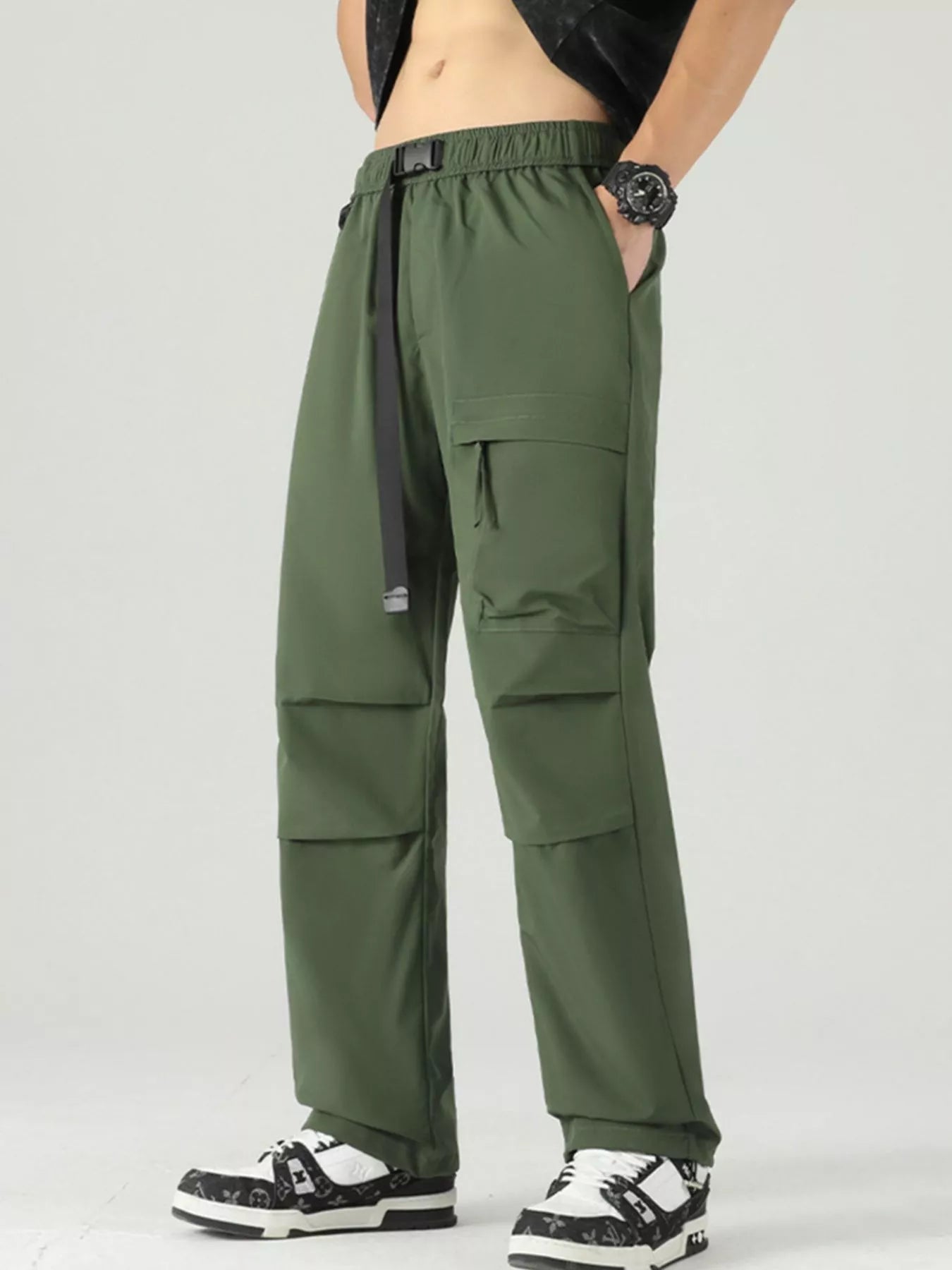 Men's Plus Size Loose Fit Cargo Pants - PBNJ FASHIONS
