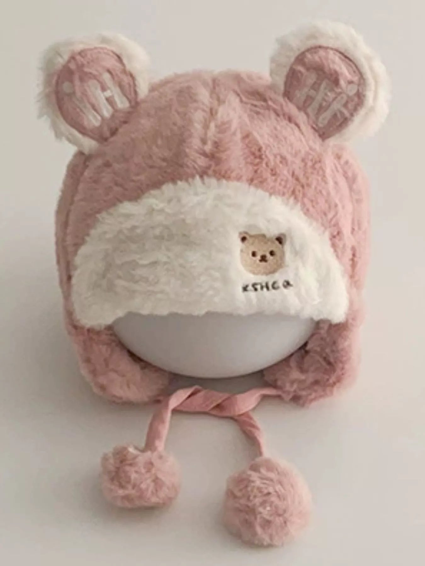 Children's Bear Ear Fluffy Hat - PBNJ FASHIONS
