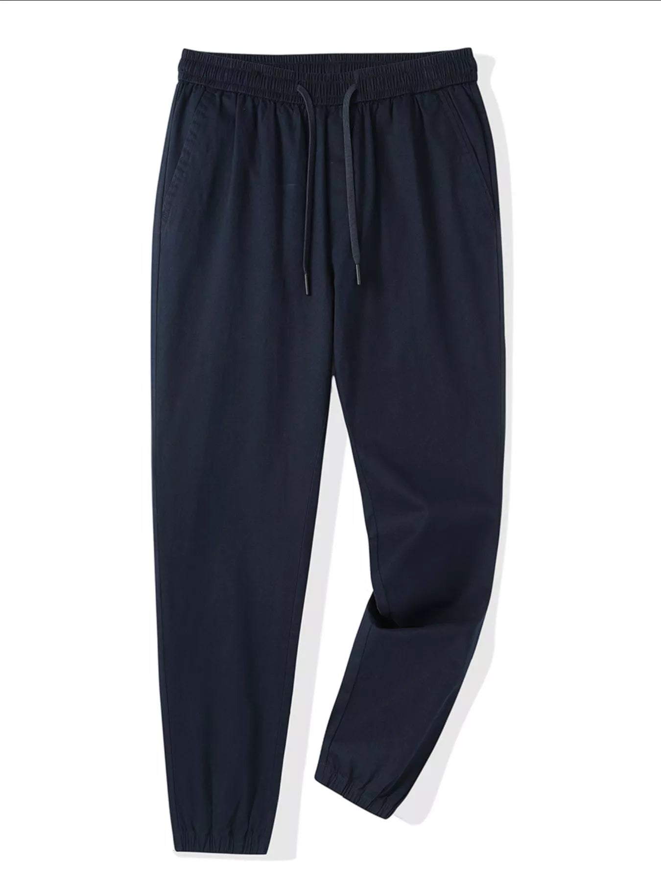 Men's Plus Size Casual Drawstring Ankle Cuffed Pants - PBNJ FASHIONS