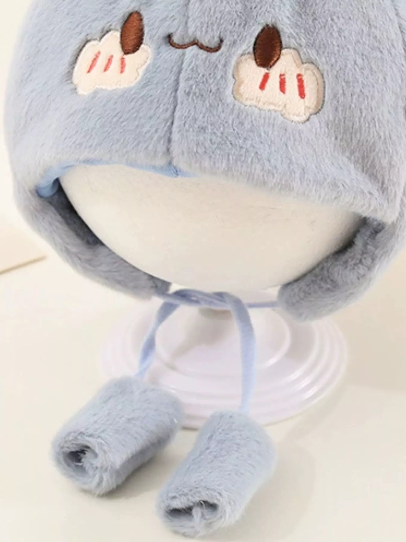 Children's Cute Bear Ear Plush Hat - PBNJ FASHIONS