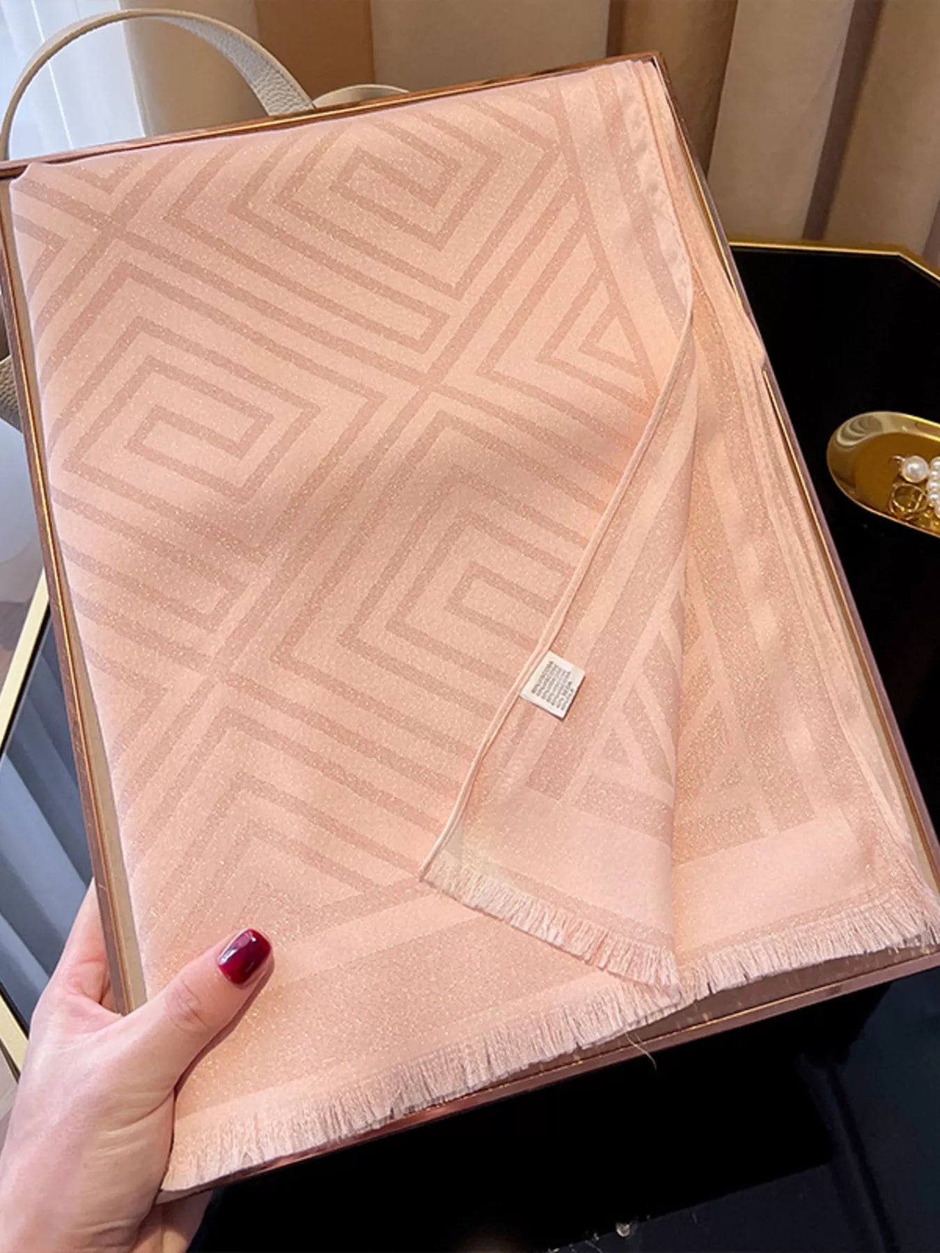 Raw Hem Lightweight Scarf - PBNJ FASHIONS