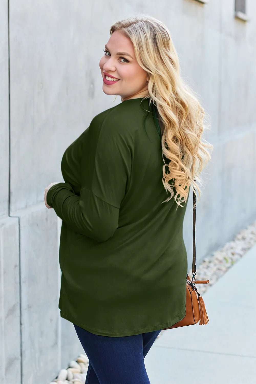 Basic Bae Full Size Round Neck Dropped Shoulder T-Shirt - PBNJ FASHIONS