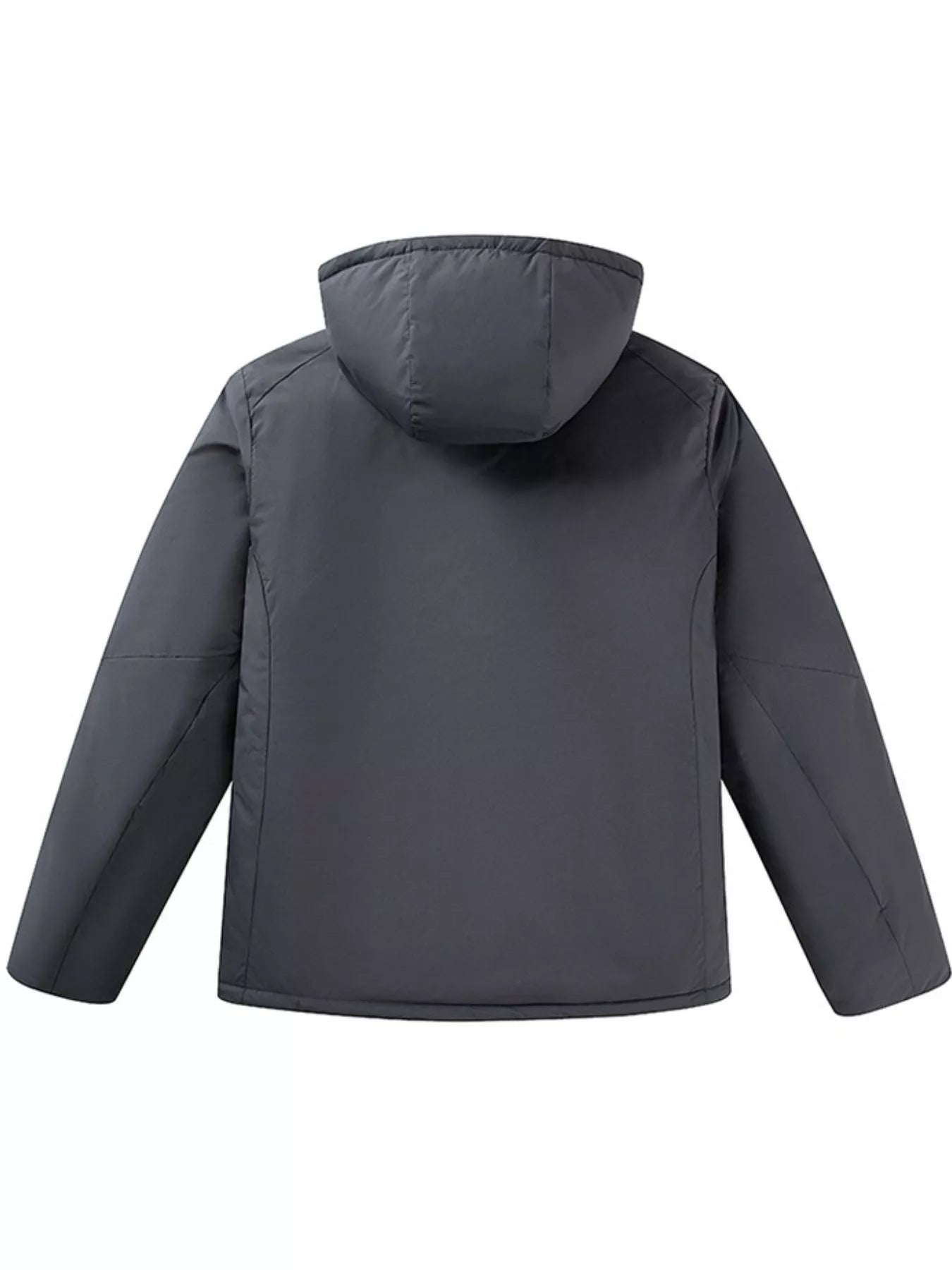 Men's Plus Size Zip Up Hooded Puffer Jacket - PBNJ FASHIONS