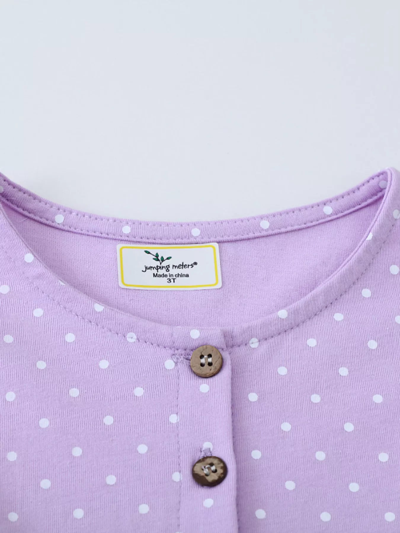 Children's Dinosaur Embroidered Polka Dot Dress - PBNJ FASHIONS