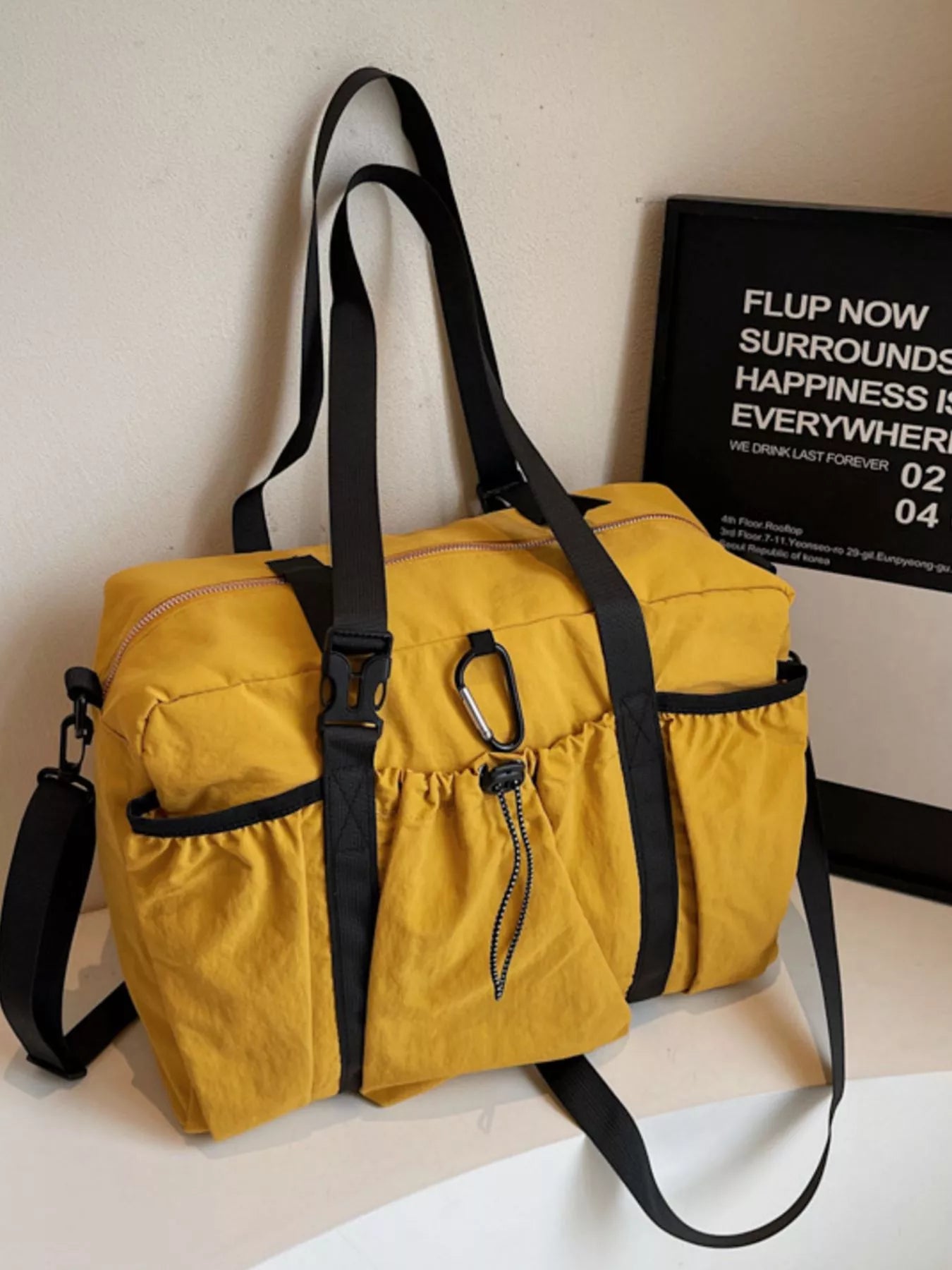 Canvas Travel Duffel Bag - PBNJ FASHIONS
