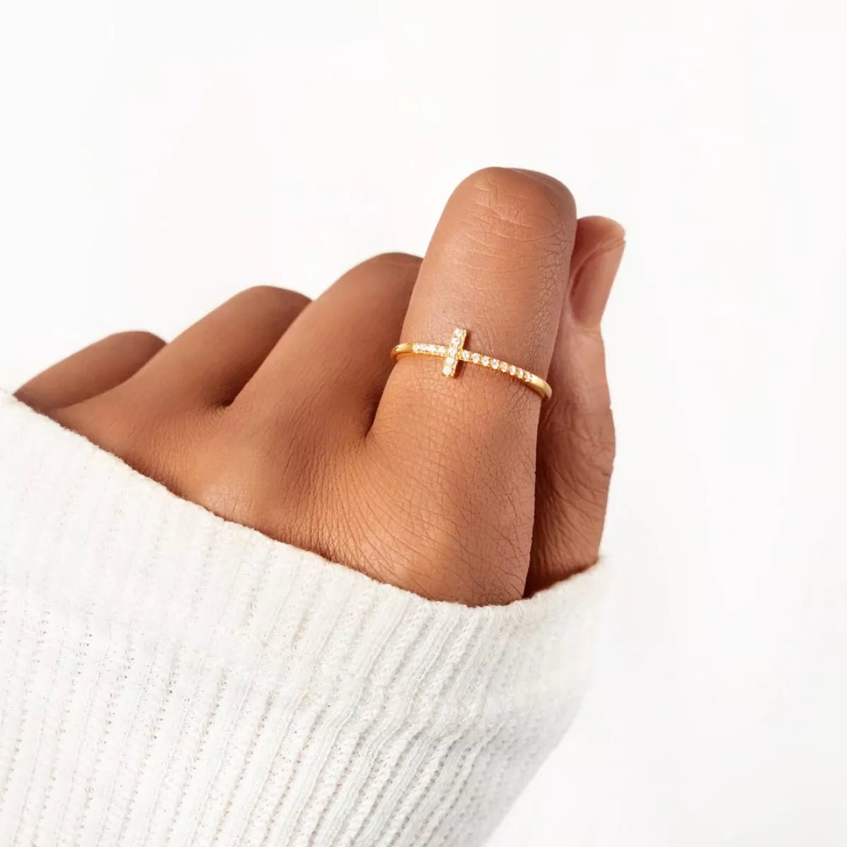 925 Sterling Silver Cross Ring - PBNJ FASHIONS