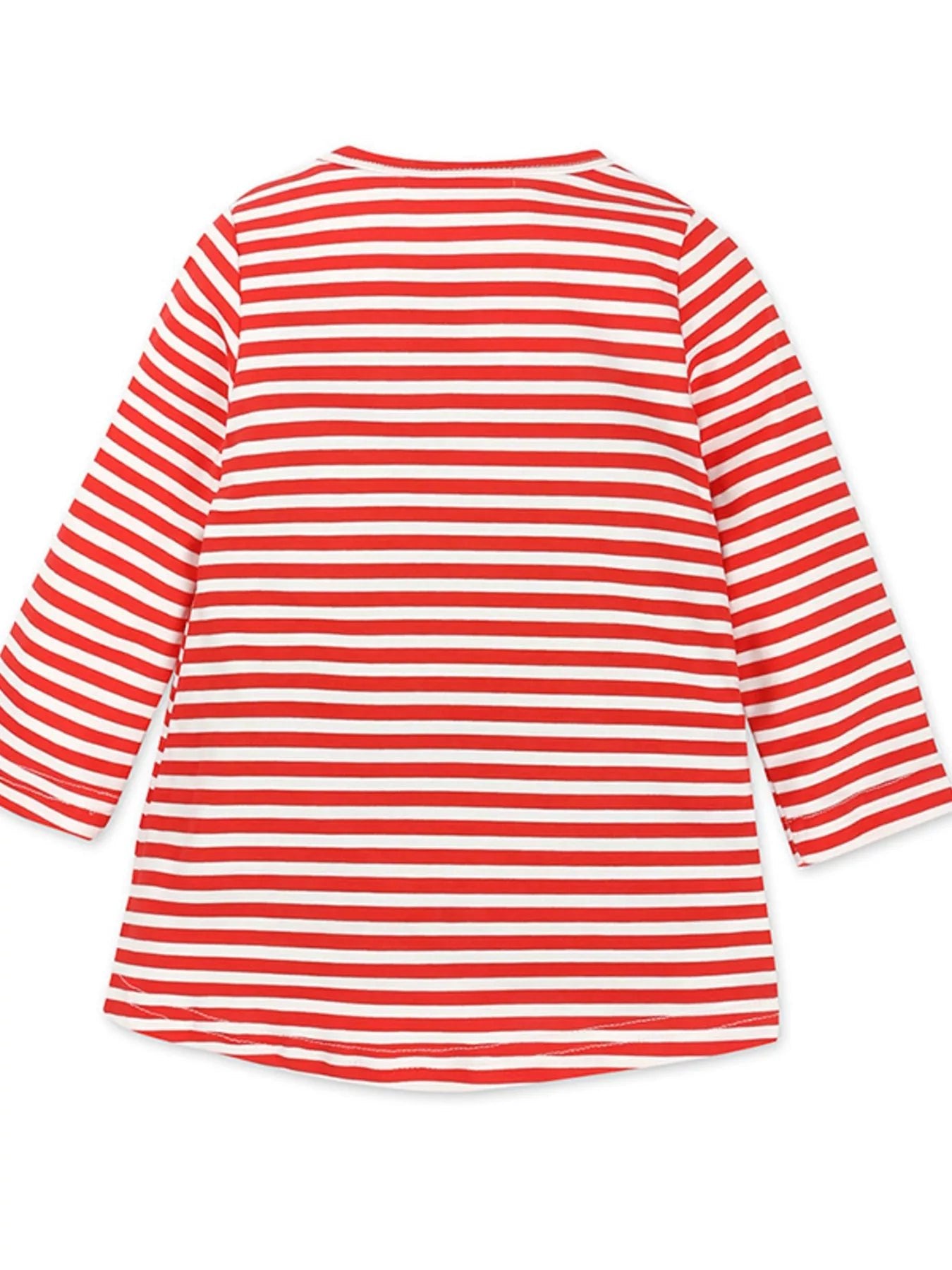 Children's Christmas Reindeer Striped Dress - PBNJ FASHIONS